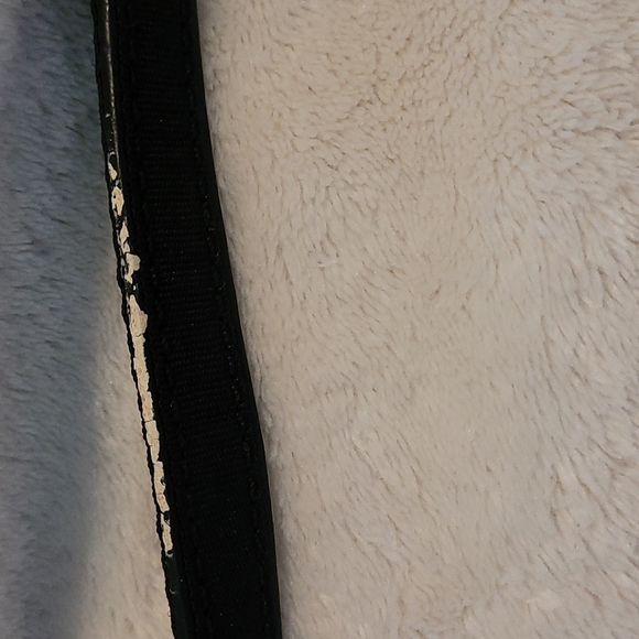 Talbots Black Nylon Crossbody Bag with Adjustable Strap and Gold Buckle Trim - Picture 8 of 8